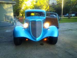 Blue 1934 Chevrolet 2 Dr. Sedan
