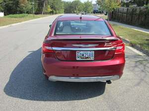 Red 2012 Chrysler 200 Series limited