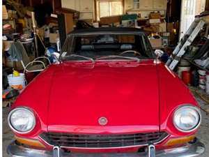 1974 Fiat 124 Spider with Red Exterior