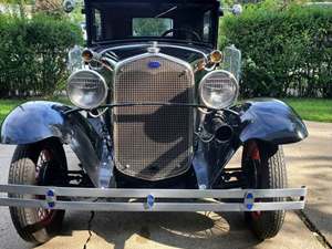 Black 1930 Ford A