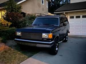 Black 1991 Ford Bronco