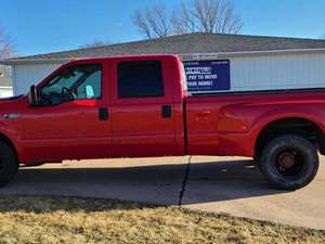 Red 2003 Ford F350