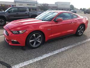 Red 2016 Ford Mustang