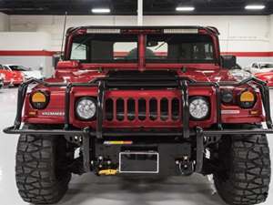 2006 Hummer H1 with Red Exterior