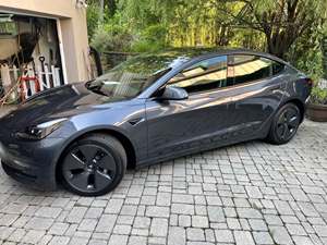 Gray 2022 Tesla Model 3