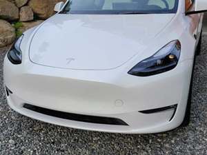 2022 Tesla Model Y with White Exterior