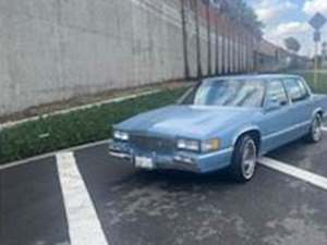 Blue 1989 Cadillac DeVille