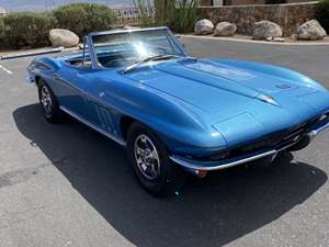 Blue 1966 Chevrolet Corvette