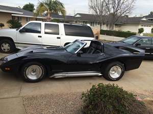 Black 1968 Chevrolet Corvette Stingray
