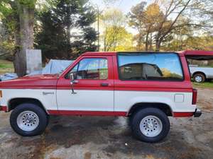 1987 Ford Bronco II with Red Exterior