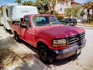 Red 1994 Ford F-150