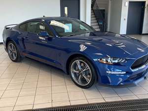 Blue 2022 Ford Mustang