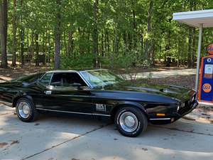 Black 1971 Ford Mustang Mach 1