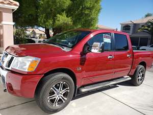 2004 Nissan Titan with Red Exterior