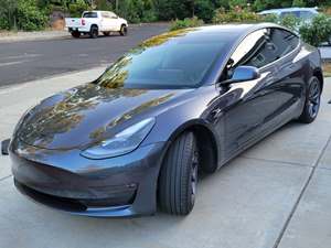 Gray 2021 Tesla Model 3