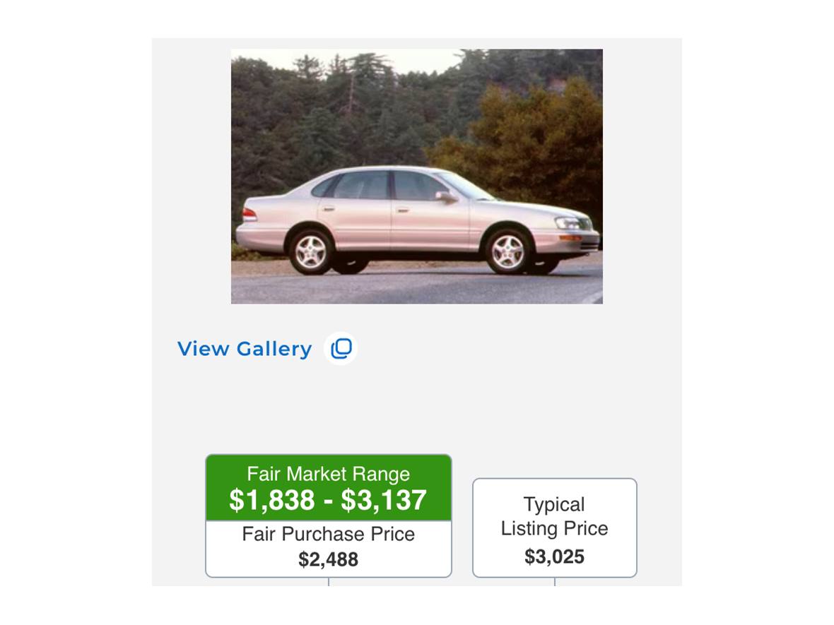 1997 Toyota Avalon for sale by owner in Los Angeles