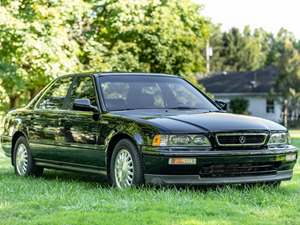Black 1993 Acura Legend