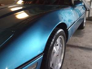 Blue 1988 Chevrolet Corvette