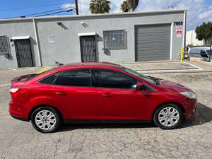 Red 2012 Ford Focus