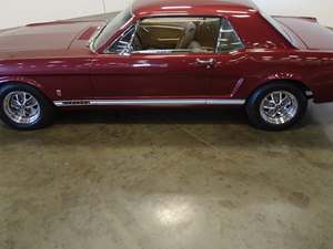 Silver 1966 Ford Mustang