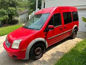 Red 2011 Ford Transit Connect