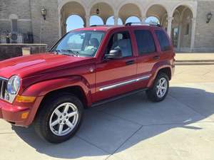 Red 2007 Jeep Liberty