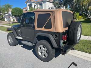 Black 1998 Jeep Wrangler