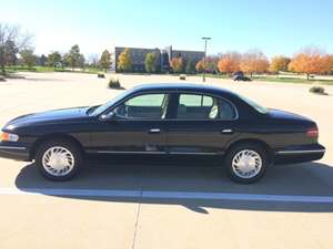 Black 1997 Lincoln Continental
