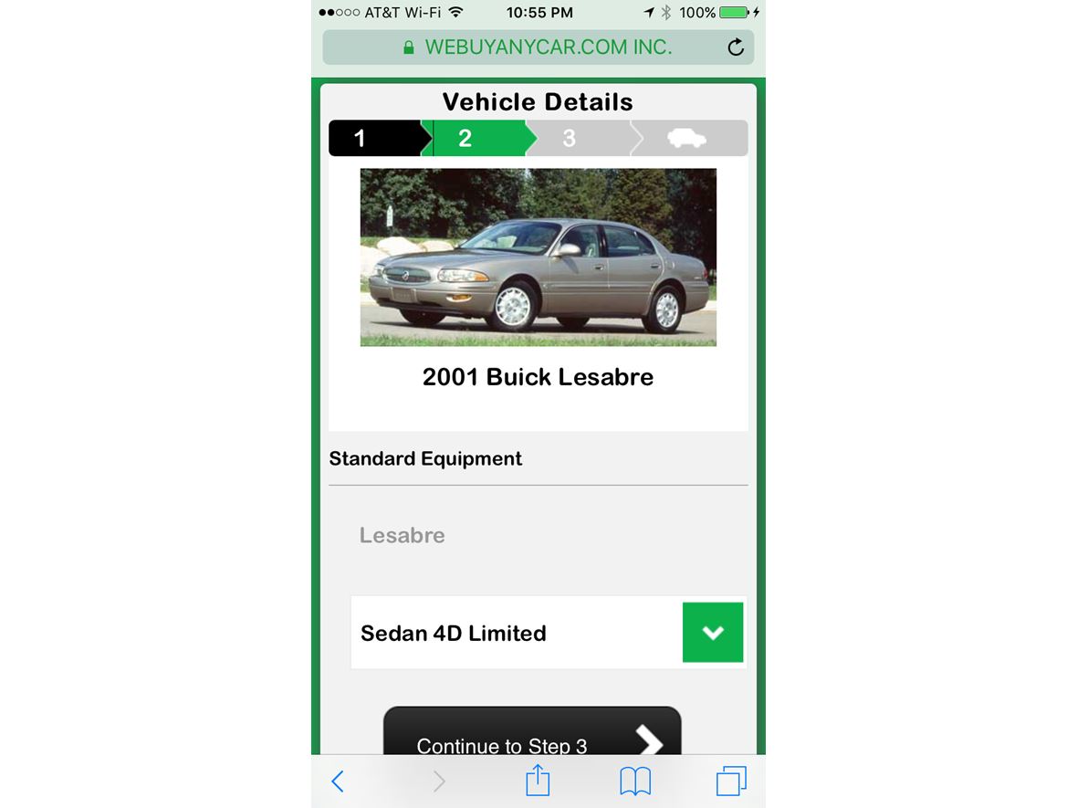2001 Buick LeSabre for sale by owner in Chicago