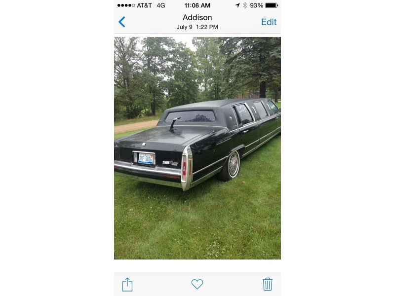 1990 Cadillac Brougham limo for sale by owner in LEWISVILLE