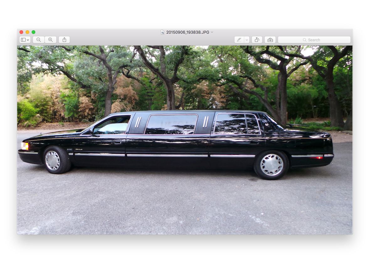 1998 Cadillac de ville limousine for sale by owner in AUSTIN