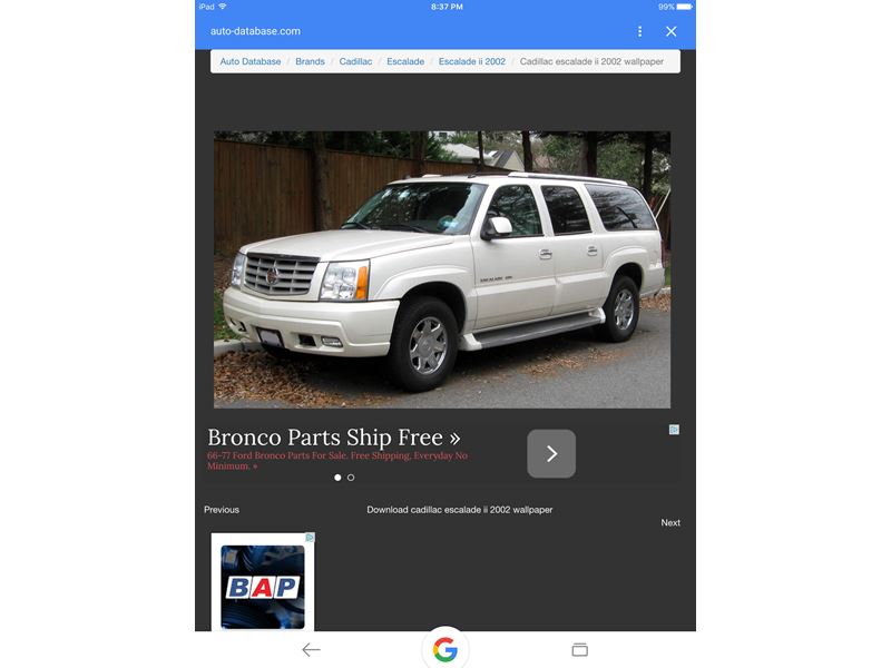 2002 Cadillac Escalade for sale by owner in CHESAPEAKE