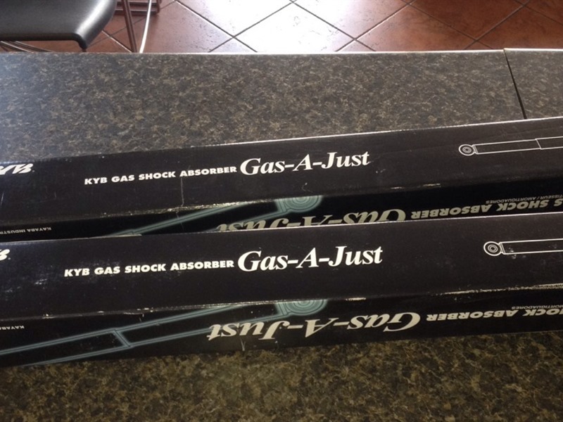 Auto Parts - NEW pair KYB Gas Shock Absorber Gas-a- Just