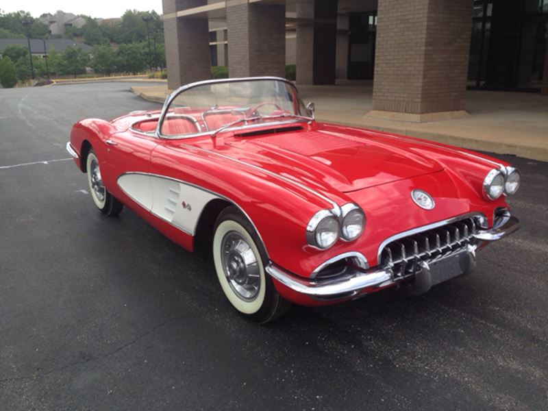 1958 corvette model car