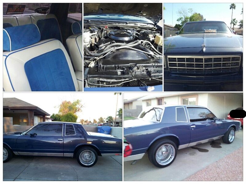 1985 Chevrolet Monte Carlo for sale by owner in PHOENIX