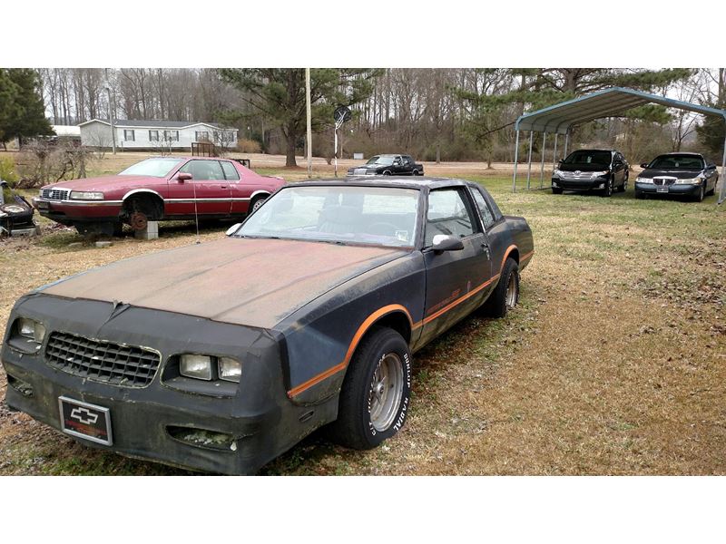 1986 Chevrolet Monte Carlo SS for sale by owner in Tarboro