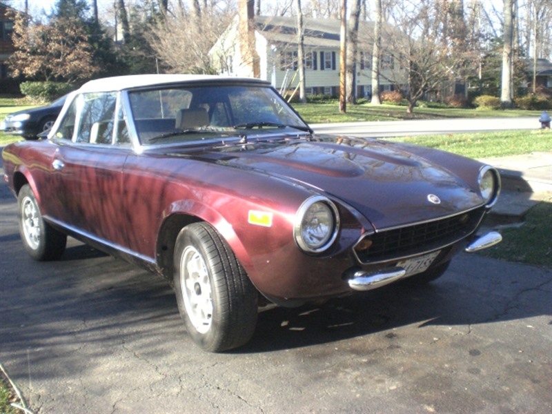 1981 Fiat 124 Spider Turbo for sale by owner in VIENNA