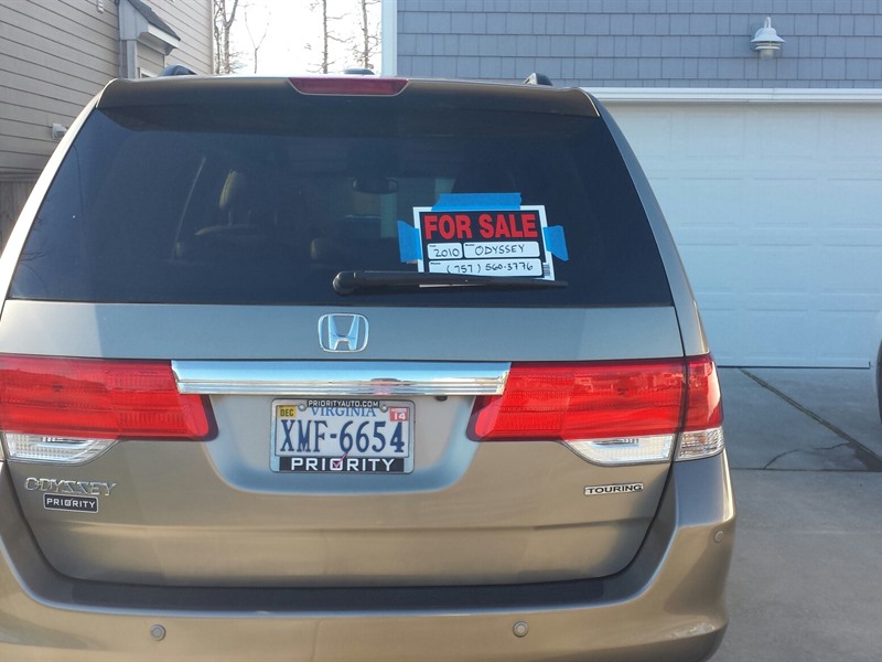 2010 Honda Odyssey for sale by owner in VIRGINIA BEACH