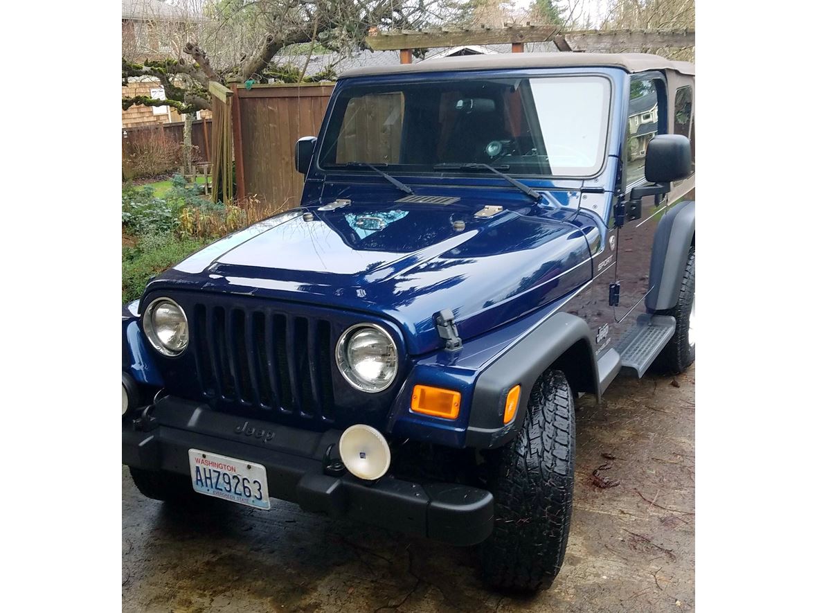 2005 Jeep Wrangler for sale by owner in Mercer Island