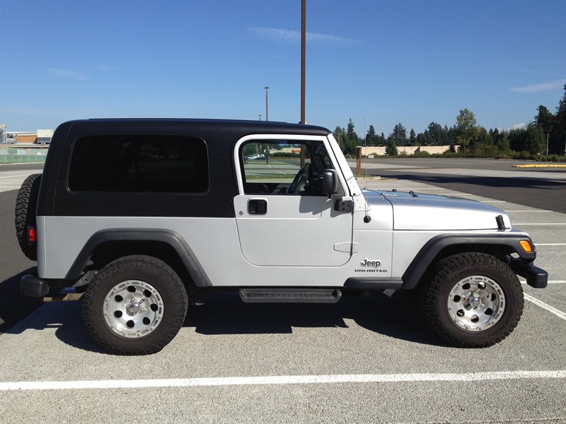 2004 Jeep Wrangler Unlimited for sale by owner in TACOMA