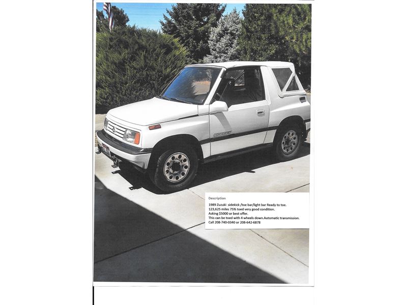 1989 Suzuki Sidekick for sale by owner in Payette