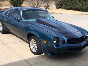 Blue 1979 Chevrolet Camaro