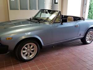 Blue 1981 Fiat 124 Spider