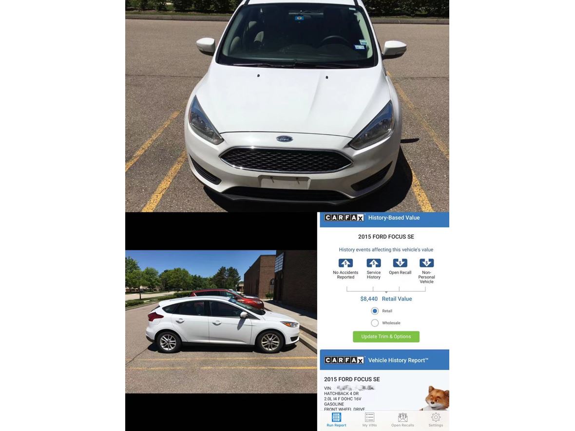 2015 Ford Focus for sale by owner in Farmington