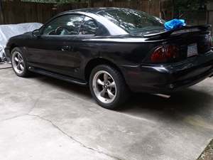 Black 1996 Ford Mustang