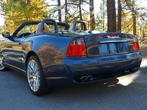 Blue 2004 Maserati Spyder