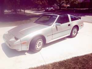 Silver 1986 Nissan 300ZX