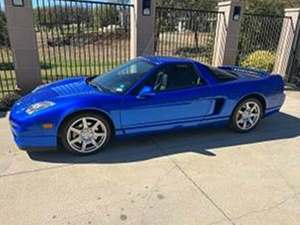 Blue 2002 Acura NSX