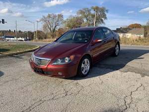 Red 2005 Acura RL