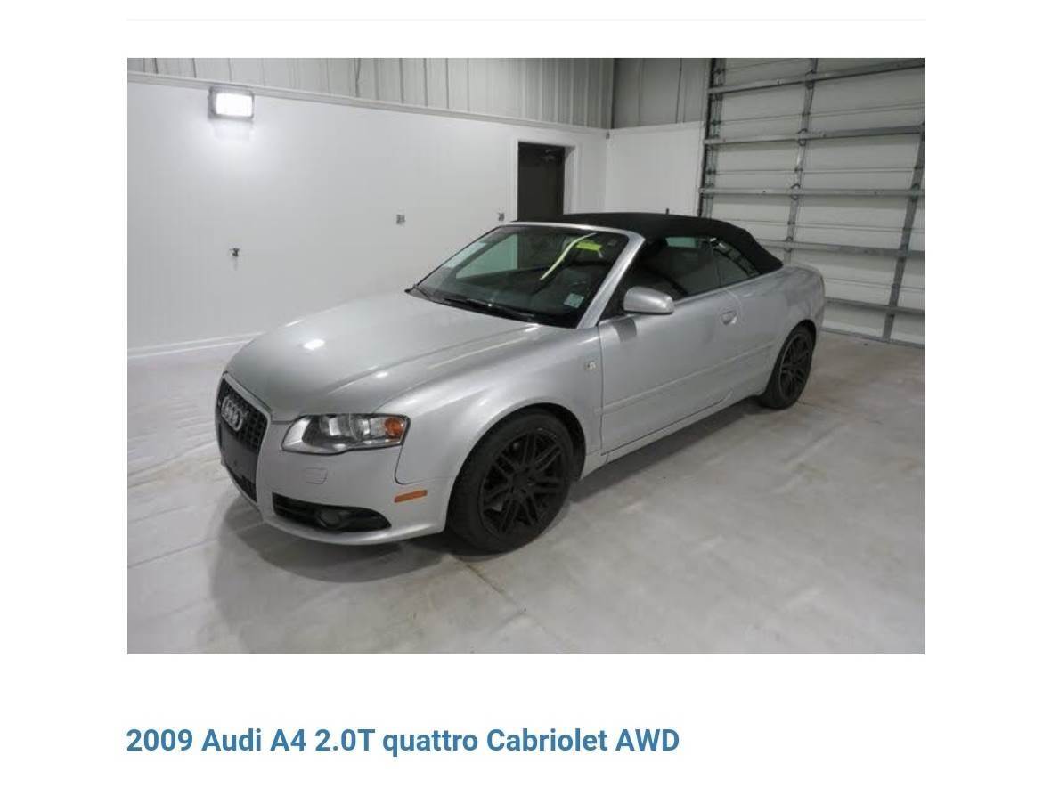 2009 Audi Cabriolet for sale by owner in Conway